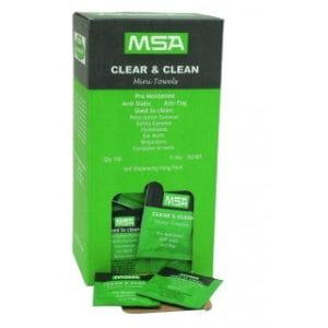 MSA LENS CLEANING TOWELS (BOX 100) 762485